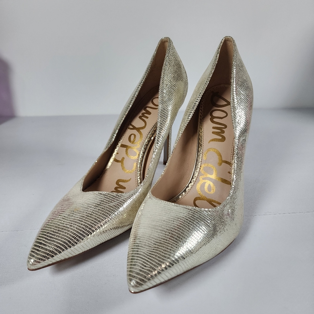 Sam Edelman size 12 Metalic Heels